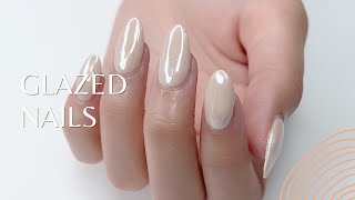 BIAB Nail Extension - Glazed Nails | VS Beauty Parlour