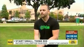 CNN Features The Pet Loo on "Start Small, Think Big" - www.thepetloo.com