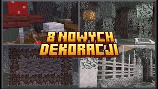 8 Dekoracji z nowej aktualizacji Minecraft! (snapshot 24w40a)