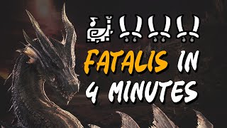 Slay Fatalis within 4 minutes. How hard could it be? ...