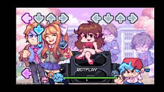 Friday night funkin Vs Monika mod full week