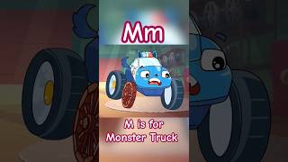 M is for Monster Truck! Learn ABC with Baby Cars #babycars #abc #monstertruck