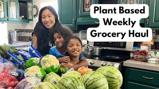 PLANT BASED GROCERY HAUL FOR FAMILY OF 7