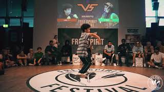 Free Spirit Festival 2019 ► Luca vs Lil Base ◄ Kids Mixstyle  Quarter- Final