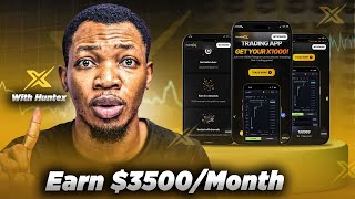 Earn $3500 From Crypto With This Trading App || Huntex