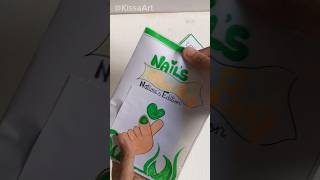 Unboxing Paper Nails Blind Bag 💅🍃😍😱 #art #craft #asmr #shorts #viral