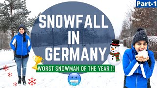 Snowfall in Germany |Indians life in Germany|Indian Vlogger in Germany