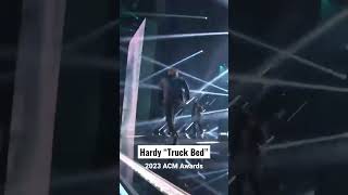 Hardy performs “Truck Bed” at the 2023 ACM Awards. #acmawards #hardy #countrymusic