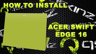 How To Apply Qskinz On Acer Swift Edge 16