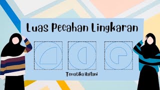 Luas Lingkaran (1/4,1/2 dan 3/4) | matematika kelas 6 SD #matematika #maths