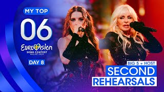 Eurovision 2024: MY TOP 6 | Second Rehearsals (Big Five + Host)