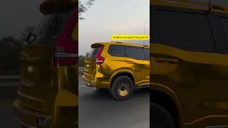 GOLDEN WRAPPED SCORPIO N#shorts #shortvideo #crazy #trend #trending #viral #car #og