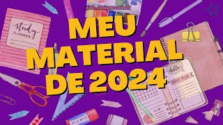 Primeira compra de papelaria de 2024