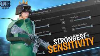 New Best Strongest sensitivity + Control Code For PUBG Mobile 2023 | New 3.0 update 🔥