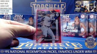 2024 National Topps Redemption Baseball Packs | Top Shelf Breaks | 7/30/24