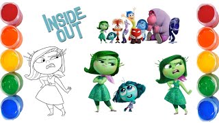 How to Draw Disgust From Inside Out 2 | Easy Drawing Step by Step