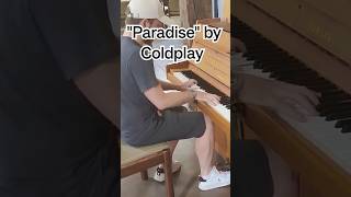 "PARADISE" by Coldplay on public piano at University #shorts #piano #coldplay #public #cover