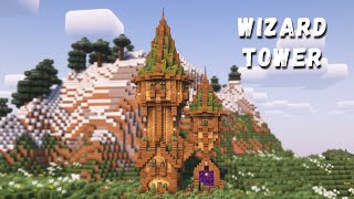 Minecraft: How to Build a Wizard Tower with Everything You Need To Survive | Part 1