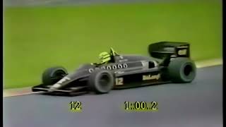 🌟F1 1986 BRITISH GP AYRTON SENNA⚡LOTUS RENAULT TURBO 1000HP+ QUALY LAP🚀 SUBSCRIBE