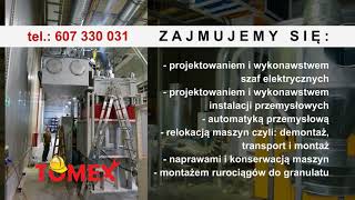 TOMEX automatyka przemysłowa, relokacje maszyn Gorzów Wielkopolski, szafy elektryczne lubuskie