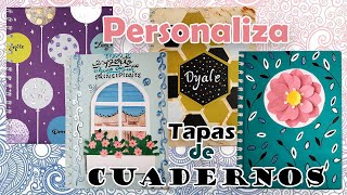 Personaliza las tapas de tus cuadernos 🌸