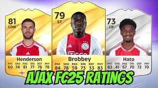 AJAX EAFC 25 PREDICTED RATINGS ft. Hato, Henderson, and Brobbey More! (FIFA 25 Ratings)