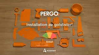 Lägga laminatgolv: installation av golvlister