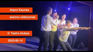 Impro Kaunas sezono užbaigimas 2023