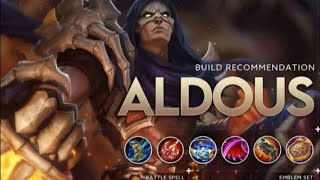 MLBB ALDOUS BEST FIGHTER HEROES MOBILE LEGENDS GAMEPLAY