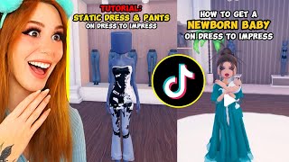 NEW VIRAL Tik Tok HACKS for Dress To Impress! DTI On Roblox