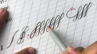 Calligraphy Twist Drills | Day 2 Uppercase Bootcamp