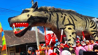 Wonderful Indonesia - KARNAVAL NGIPIK TEMANGGUNG 2024 Full arak-arakan ogoh-ogoh replika hewan besar