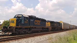 CSX Q234 with SD40-2 leader #csxtrains #sd40-2