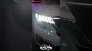 🔴FE Retrofit LED Headlight Projector installation in KIA Seltos 🤩| Lighting Solutions by Carsutra 🔥