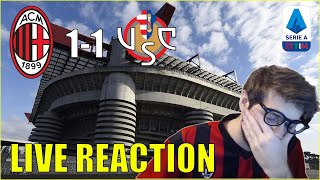 SIAMO SCANDALOSI - TANTISSIMI ERRORI! MILAN - CREMONESE 1-1 // LIVE REACTION