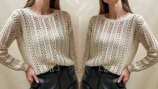 WOW 😲 💯 Super Easy Crochet Summer Top Blouse Sweater pattern crochet Shirt pattern 😍