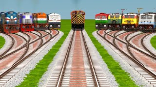 WORLD'S FASTEST EXPRESS TRAIN RACING ON BUMPY 3D TRACKS! Train Simulator Classic