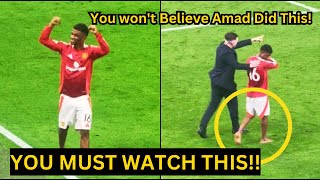 Amad Diallo Classy GESTURE Showed Love to Fans after PAOK Game,Look What He did😱| Man Utd News