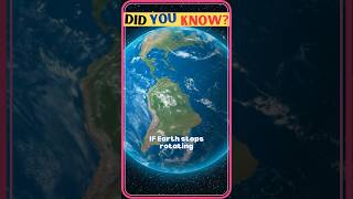 What Would Happen if the Earth Suddenly Stopped Rotating? | Motivation facts #shorts