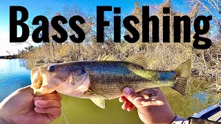 Winter Bass Fishing In The Creek with a Crappie Buster Crank