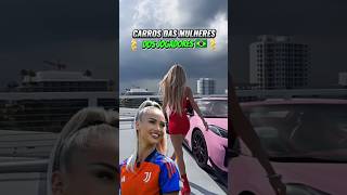 Carros das mulheres dos jogadores brasileiros 🤑 #futebolbrasileiro #neymar #brunabiancardi