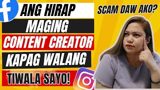 ANG HIRAP MAGING CONTENT CREATOR!! | TATAWAGIN KA PANG SCAMMER! | Sarah Jane Semic