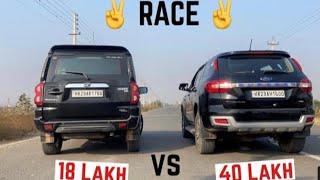 🔥 Scorpio S11 Vs Ford Endeavour : Drag Race