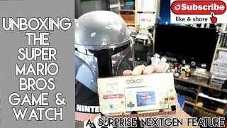 Super Mario Bros Game & Watch Console Unboxing & Gameplay, Could a Gameboy Classic be near!!!