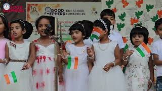 Kindergarten's Independence Day Celebration 2024 | GOOD SHEPHERD CMI SCHOOL KUNNAMKULAM