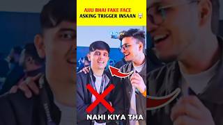 AJJU BHAI FAKE FACE 😈 | #totalgaming #shorts