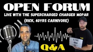 Live Q&A With Rick (Charger Mopar 40yr carnivore) just a spur of the moment chat about everything