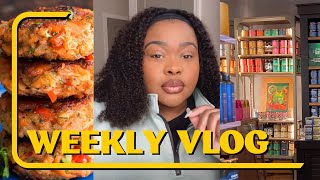 VLOG | DETATCHING, HOLIDAY SHOPPING, CLEAN W/ ME, JOURNALING & SELF IMPROVEMENT, SALMON PATTY RECIPE