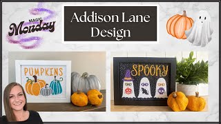 Unboxing Addison Lane Design || 2 Cute Fall and Halloween Special Diamond Art Projects 🎃