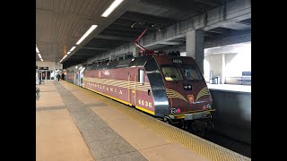 New Jersey Transit - Bombardier ALP-46A #4636 (PRR Heritage) departing Secaucus Junction